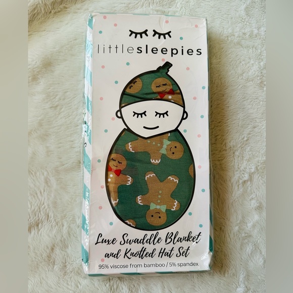 NIB LS Gingerbread Swaddle Set - Picture 3 of 3